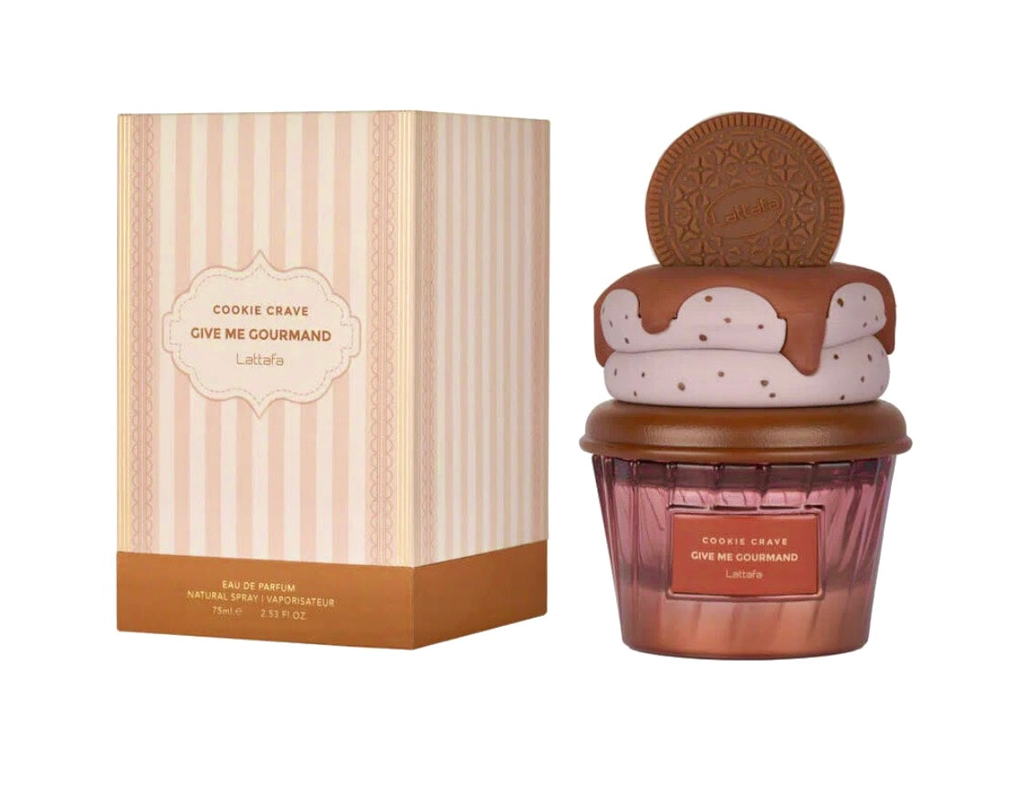 Lattfa Give me Gourmand Cookie Crave by Lattafa 2.5oz Damas
