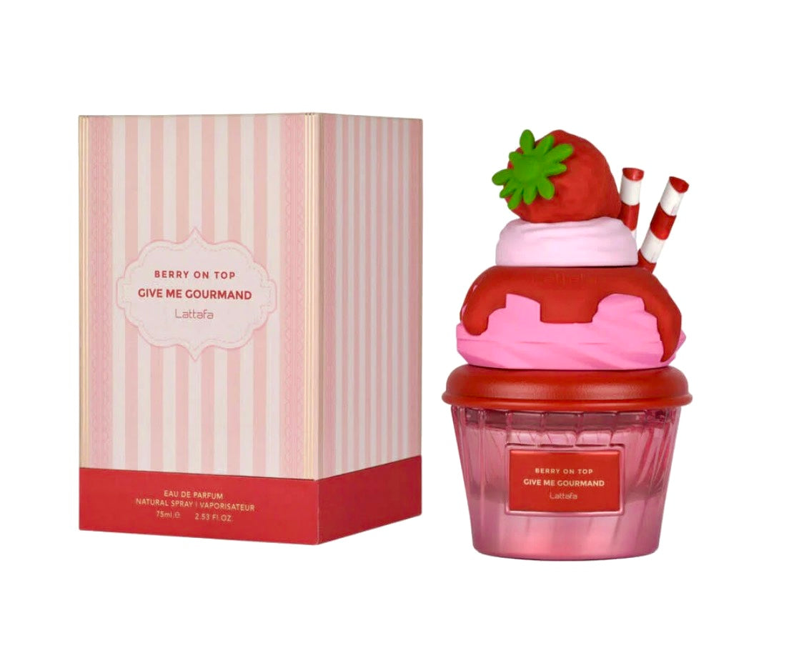 Lattafa Give me Gourmand Berry on Top 2.5oz - Damas