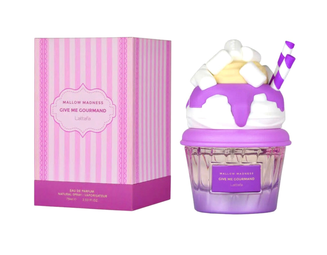 Lattafa Give me Gourmand Mallow Madness 2.5oz  Damas